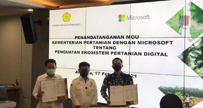 Gandeng Kementan, Microsoft Bikin Solusi Bertani dengan Teknologi