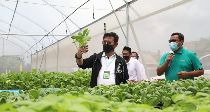 Kunjungi Ponpes Al-Ghazali di Bogor, Mentan Serukan Kerja Kolaboratif