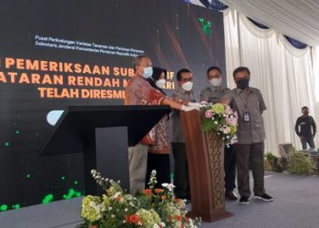 Dorong Peningkatan Daya Saing Varietas Unggul, Kementan Resmikan Kebun Uji BUSS