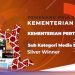 Kementan Dapat Penghargaan Silver Winner Kategori Media Sosial
