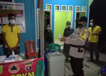 Melalui Sambang Bhabinkamtibmas Imbau Warga Patuhi Prokes, dan Menjaga Kamtibmas