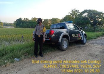 Patroli Strong Point Wiralodra Polsek Cantigi Antisipasi Kriminalitas