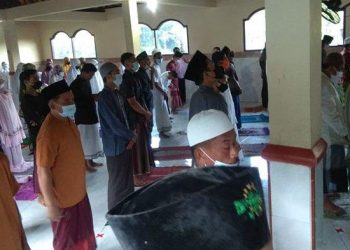 Pengamanan Sholat Id di Moshola Akobah Yappenatim 45 Gianyar, Kapolsek Bersyukur Berjalan Lancar