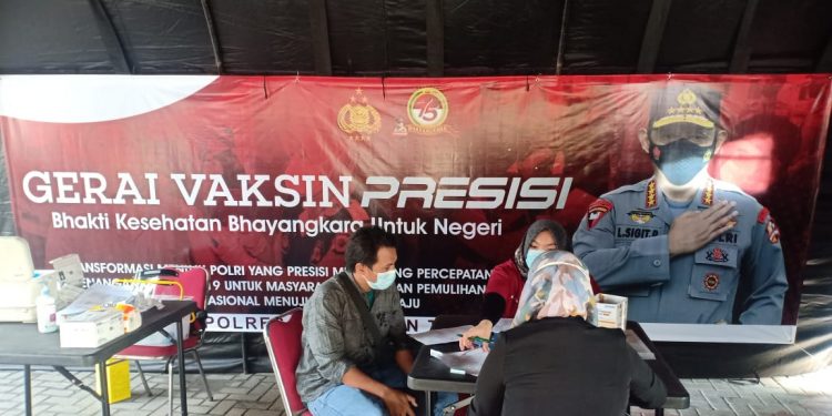 Polri Dirikan Gerai Vaksin Presisi di Seluruh Polsek, Gratis dan Tanpa Syarat KTP Domisili