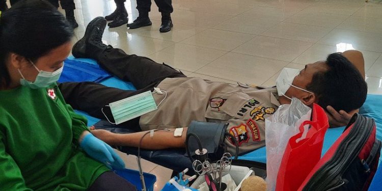 Polri gelar donor darah bantu penuhi kebutuhan darah wilayah DKI