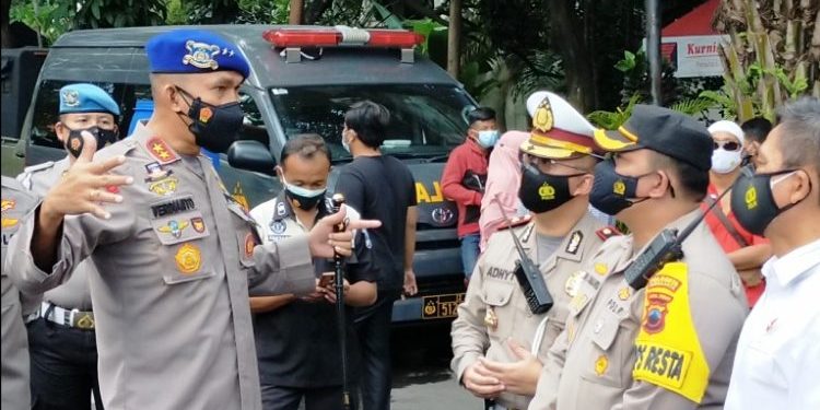Mabes Polri Cek Pos Penyekatan di Kota Solo