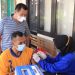 Tahanan di Rutan Mapolres Madiun Jalani Vaksinasi Covid-19