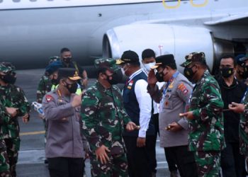 Tak Berhenti Blusukan, Kapolri dan Panglima TNI Lakukan Kunjungan ke Kalimantan Selatan