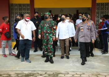 Tinjau Venue PON di Mimika, Kapolri Pastikan Pengamanan dan Prokes 