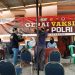 Gerai Vaksinasi TNI-POLRI Sukses Digelar Polsek Anyer, Kapolsek: Ayo Vaksin!