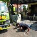 Cegah Penyebaran Covid-19, Polisi Bagi – Bagi Masker sasar pengguna jalan dimasa PPKM