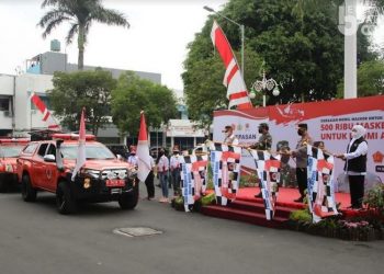 Mobil Masker Siap Bagikan Jutaan Masker ke Warga Malang Raya