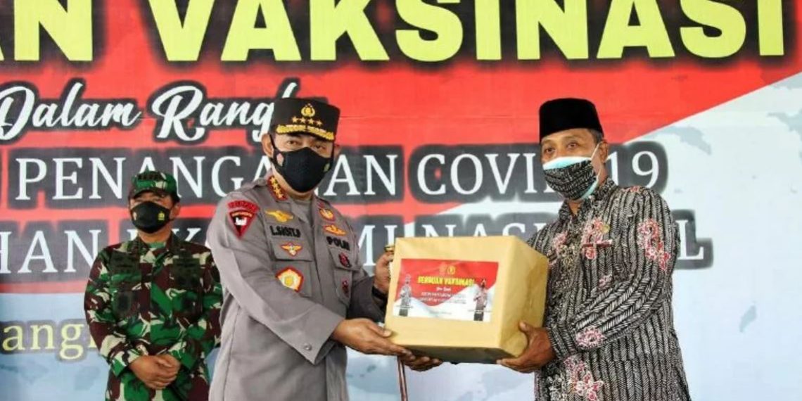 Polri gandeng PCNU Banyuwangi kejar target 70 persen vaksinasi