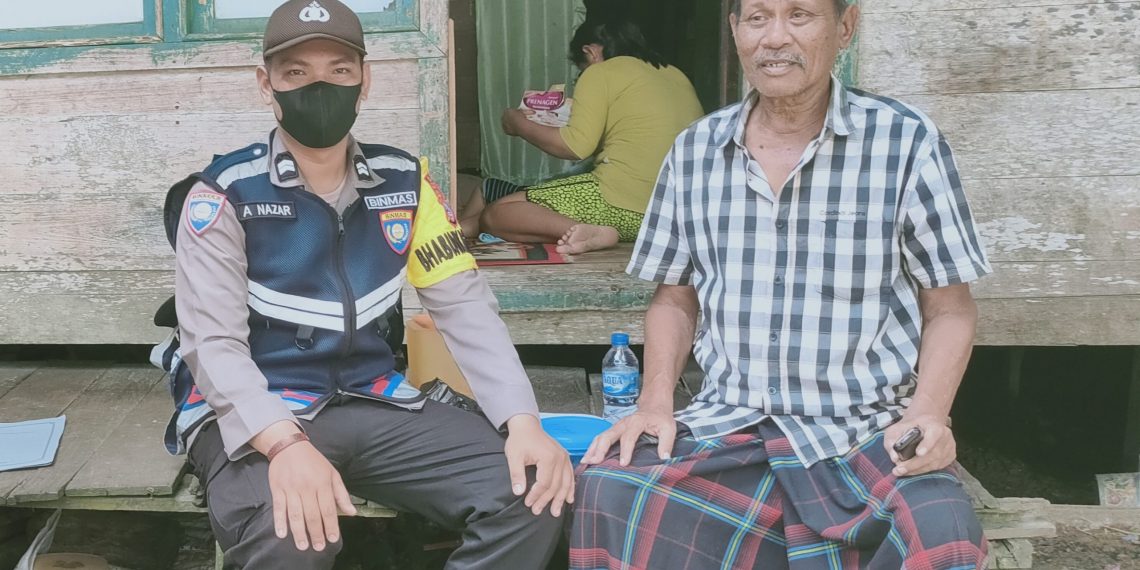 Bhabinkamtibmas Laksanakan Sambang kamtibmas