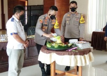 Peringati HUT Humas Polri ke-70, Kapolres Nganjuk Harap Tetap SInergi dan Harmonis dengan Wartawan