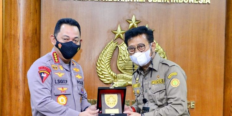 kementan - Polri jalin kerjasama ketahanan pangan