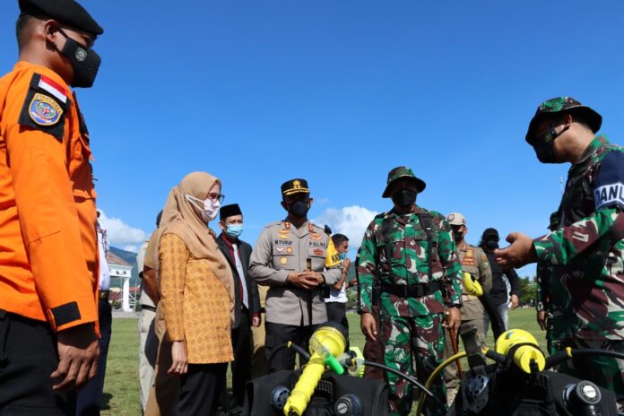TNI-Polri Siap Siaga Penanggulangan Bencana Alam di Palopo