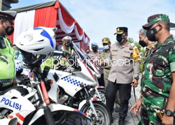 Amankan Nataru dan Antisipasi Omicron, Operasi Lilin Semeru di Sidoarjo Terjunkan 750 Personil Gabungan