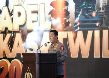 Apel Kasatwil, Kapolri Minta Capaian Positif Penanganan Covid Dipertahankan Hingga Kebiasaan Untuk Berbuat Baik