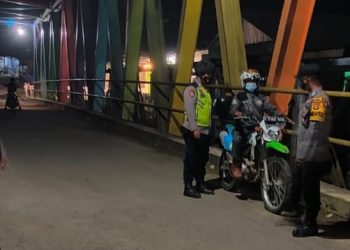 Patroli Malam Di Tingkatkan, Polsek Lebakgedong Polres Lebak Upaya Ciptakan Situasi Aman