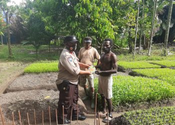 eduli Akan Petani Binaannya, Personel Binmas Noken P