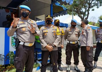 Propam Polri Cek Pengamanan Nataru di Probolinggo