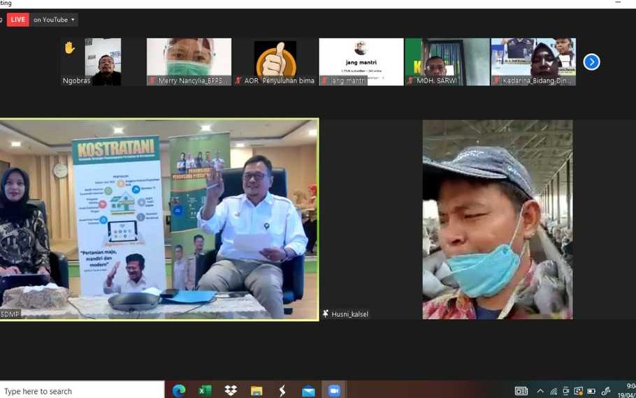 Kementerian Pertanian menggelar Ngobrol Asyik (Ngobras) volume 18 yang bertemakan Sapiku Rejekiku, di AOR BPPSDMP, Jakarta, Selasa 19 April 2022. (Foto: Dok. Kementan)