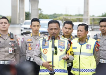 pengawasan ETLE Drone Patrol Presisi pada masa KRYD di Tol Jakarta-Cikampek