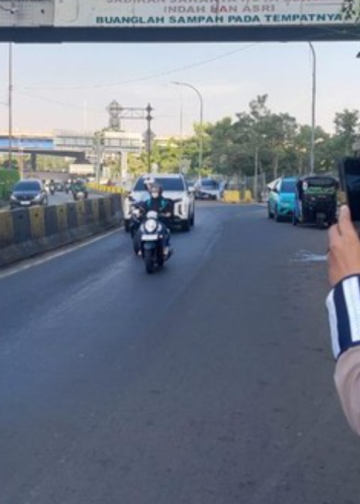 operasi penindakan pelanggaran lalu lintas berbasis teknologi handheld di Polda Metro Jaya