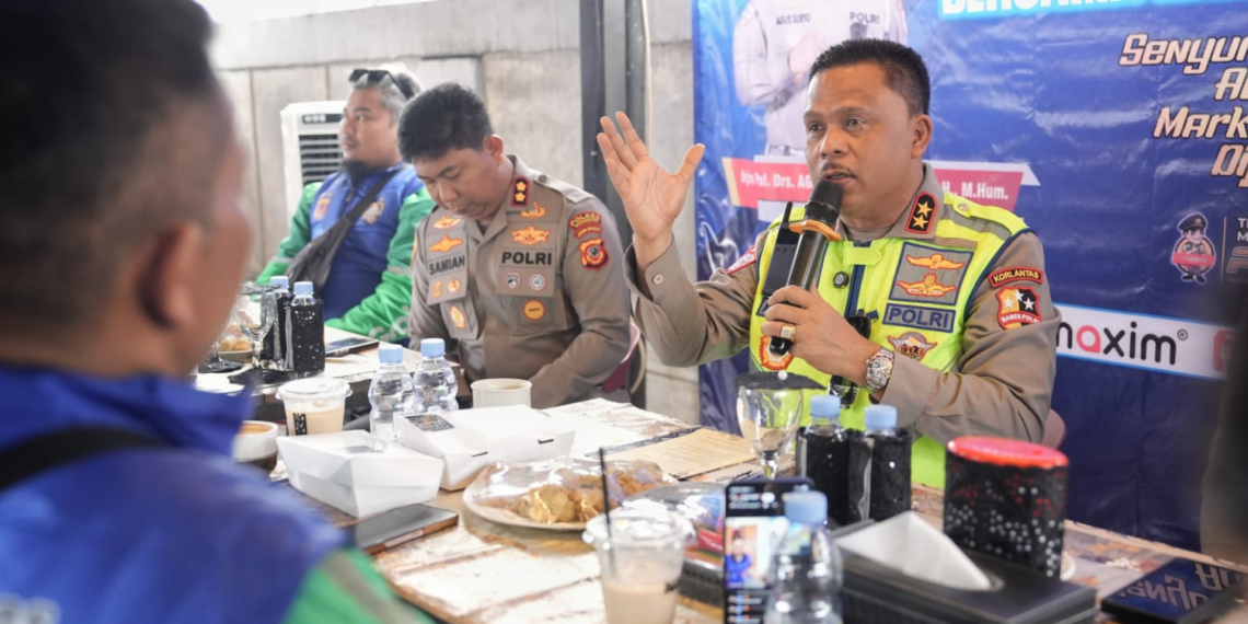 pendekatan humanis Polantas dengan komunitas ojol