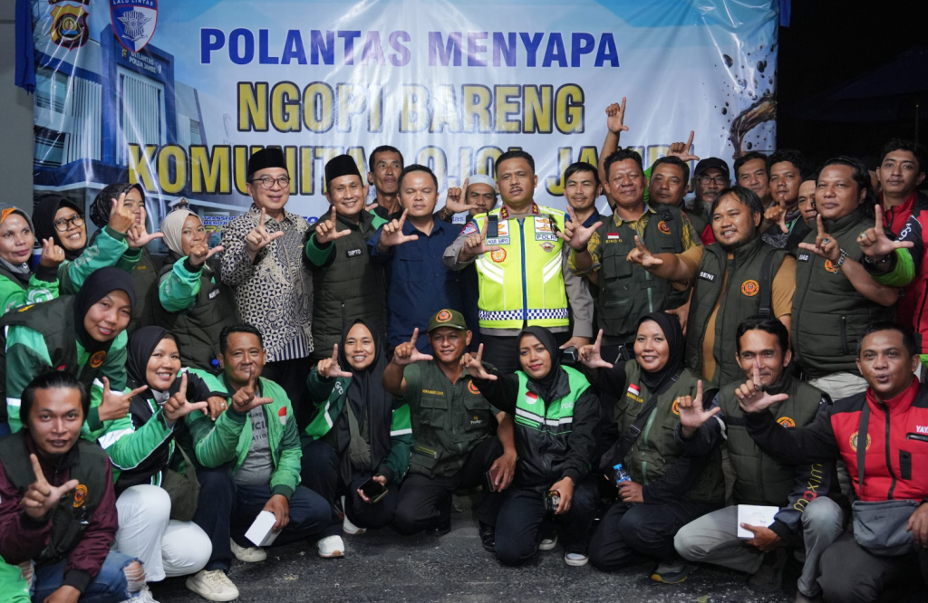program polantas menyapa ojol di jambi