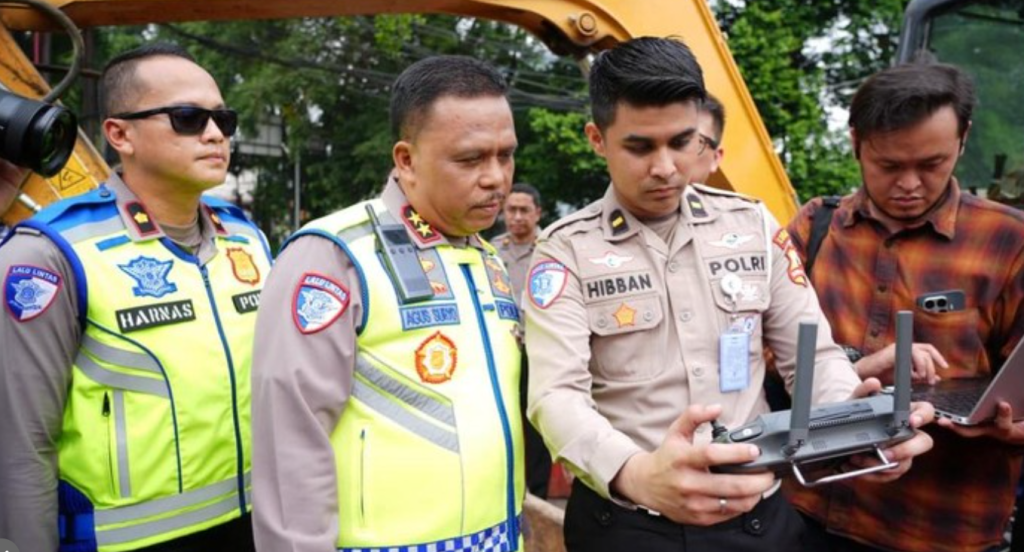 ETLE Drone dalam Operasi Patuh 2026
