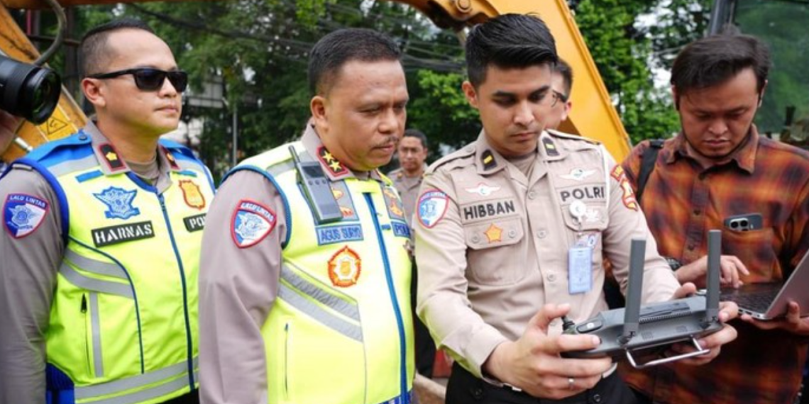 ETLE Drone dalam Operasi Patuh 2026