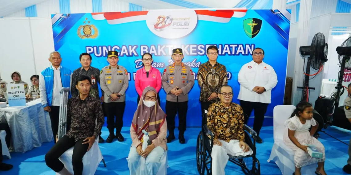 puncak bakti kesehatan hari bhayangkara 80