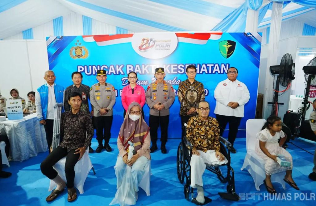 puncak bakti kesehatan hari bhayangkara 80