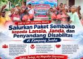 BMP RI DPC Kabupaten Mimika Salurkan Paket Sembako kepada Lansia, Janda, dan Penyandang Disabilitas di Kampung Iwaka